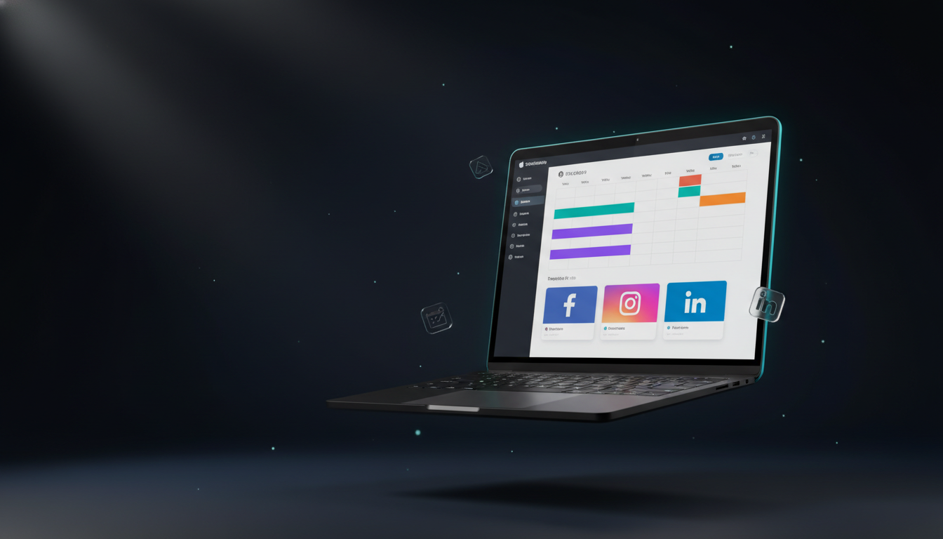 Interface Publio — dashboard de planification réseaux sociaux